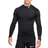 Nike Pro Dri Fit Men's Tight Fit Long Sleeve Top - Black/White
