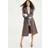 River Island Faux Leather Belted Trench Coat - Brown