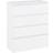 SECONIQUE Malvern White Chest of Drawer 80x100cm
