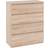 SECONIQUE Malvern Sonoma Oak Effect Chest of Drawer 80x100cm