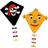 Invento Drage Med Hale Og 1 Line 45 x 50 cm Jolly Roger Pirat