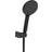 Beliani Brass Wall Mounted Bath Shower Mixer Set Black