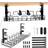 Aihontai Black Desk Cable Management Tray