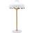 PR Home Wells White/Gold Table Lamp 50cm