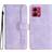 GANGXUN Purple Built-in Magnet Cover Wallet Case