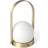 Audo Copenhagen Carrie Brushed Brass/White Table Lamp 24.5cm