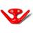 Essem Design Mama Red Coat Hook 10.5cm