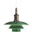 Louis Poulsen PH 3½-3 Green Pendant Lamp ∅ 33cm