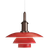 Louis Poulsen PH 3½-3 Red Pendant Lamp ∅ 33cm