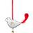 Holmegaard Bird 2025 Clear Christmas Tree Ornament
