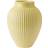 Knabstrup Keramik Fluted Yellow Vase 27cm