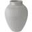 Knabstrup Keramik Fluted Light Grey Vase 27cm