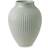 Knabstrup Keramik Fluted Green Vase 27cm