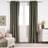 OHS Thermal Matte Velvet 2 Pair Eyelet Curtains 90 x 90 in