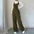 Shein Solid Color Thick Strap Sleeveless Jumpsuit - Autumn/Winter