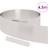 vidaXL Trädgårdsgräskant Silver 450 x 20 cm Rostfritt Stål