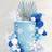 Shein 44pcs Or 12pcs Blue Ball Toppers Cake Decoration