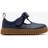 Clarks Cove Bow Toddler Standard Fit Leather T Bar Shoes - Blue