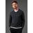 Burton Cotton Rich V Neck Jumper - Charcoal