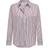 Only Bluse Onloregon - Weinrot/Weiß