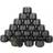 HKHBJS 24pcs Black Candle Tins With Lids