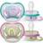 Philips Avent Ultra Air Soother 0-6m 2-pack Green/Purple