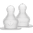 Bibs Flaskesutter rund Silikone 2 pk Medium Flow