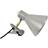 Dyberg Larsen Sleep Clamp Shiny Beige/Antique Brass Table Lamp 16cm