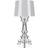 Kartell Bourgie Silver Table Lamp 78cm
