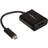 StarTech USB C - DisplayPort 1.4 Adapter M-F Black 0.1m