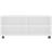 vidaXL 800180 White TV Bench 90x35cm