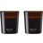 Meraki Scented Candle 2 x 60 gr Dark Wood Duftlys