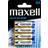 Maxell AA Alkaline Blister 4-pack