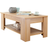 GFW Lift Up Oak Coffee Table 50x105cm