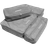 Horizn Studios Packing Cubes Set of 4 - Light Quartz Grey