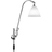 GUBI Bestlite BL6 Chrome/Bone China Wall light ∅ 16cm