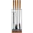 Ivyline Wooden Handle Square Fireside Companion Set H73cm W24cm