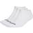 adidas Thin Linear Low-Cut Socks 3 Pairs - White/Black