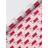 John Lewis Stripe Santa Wrapping Paper L4m Red Pink