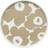 Marimekko Oiva Unikko Beige Dessert Plate 20cm