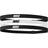 Nike Elastic 2.0 Headbands 3-pack - Black/White
