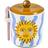 Eleanor Bowmer Electric Coast Stoneware Pot Spoon Sugar bowl