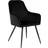 House Nordic Harbo Velvet Black Kitchen Chair 87cm 2pcs