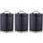 Geepas 3-Piece Kitchen Storage Canister Set 1.3ml Food Container