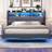 Ivy Bronx Upholstered Platform In Linen 160 x 200 cm Frame Bed