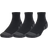 Under Armour Unisex Performance Tech Quarter Socks 3-pack - Black/Jet Gray