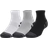 Under Armour Unisex Performance Tech Quarter Socks 3-pack - Mod Gray/White/Jet Gray