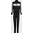 adidas Kid's Seasonal Essentials Tiberio 3-Stripes Tricot Track Suit - Black/White/Grey Two (JY0509)