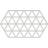 Zone Denmark Triangles Warm Grey Trivet