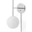 Audo Copenhagen TR Bulb Suspended Lamp Polished Steel Wall light